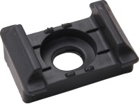 Műanyag tartóbak oldalsó vezető nélkül sarokoszlopokhoz  antracit