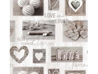 Noblessa Heart asztalterítő 1,4 m - méteráru Noblessa Heart asztalterítő 1,4 m - méteráru