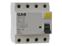 Fi relé 4P 40A 30mA 230V~ fehér Fi relé 4P 40A 30mA 230V~ fehér