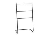 Aracena törölköző és ruhaakasztó matt fekete Aracena törölköző és ruhaakasztó matt fekete