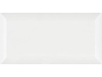 Metro fali csempe agyag fehér mázas matt 10 cm x 20 cm