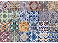 Rex Deco öntapadós csempefólia színes mozaik 47 cm x 65 cm