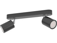 Eglo Adfira-Z 2 izzós LED-es spotlámpa fekete Tunable White és RGB Eglo Adfira-Z 2 izzós LED-es spotlámpa fekete Tunable White és RGB