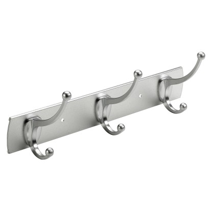 Hettich ruhafogas 3 akasztóval matt alumínium/cink