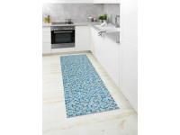 Wenko fürdőszobaszőnyeg Mosaic műanyag 65 cm x 200 cm többszínű