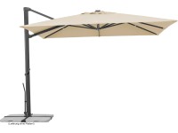 Schneider napernyő 300 cm x 300 cm natúr hajtókaros mechanizmussal