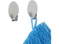 Wenko Strip-it maxi akasztó matt rozsdamentes acél 2 darabos készlet