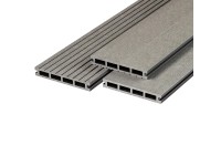 Teraszburkoló padlódeszka WPC világosszürke 2,1 cm x 14,5 cm x 300 cm Teraszburkoló padlódeszka WPC világosszürke 2,1 cm x 14,5 cm x 300 cm