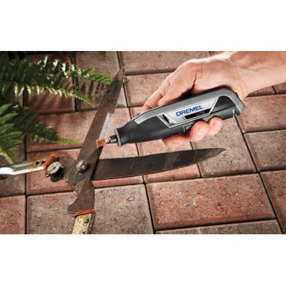 Dremel Lite 7760-15 miniatűr szerszám kerti olló élezéséhez.