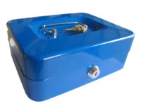 Pénzeskazetta betéttel kék