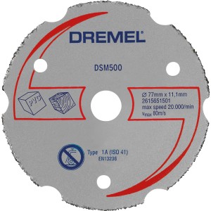 Dremel DSM500 többcélú vágókorong DSM20-hoz, fa és puha anyagokhoz.