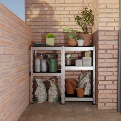 Ar Shelving Rivet Outdoor S polcállvány 180 cm x 50 cm x 38 cm