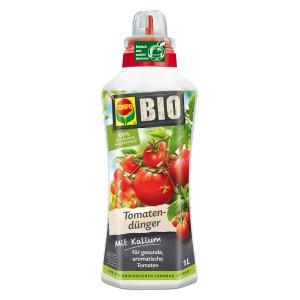 Compo Bio paradicsomtrágya 1 l az egészséges paradicsomokért és az intenzív aromáért.