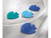 Kleine Wolke csúszásgátló kádbetét-szett Minis guppi-türkiz 6-részes Kleine Wolke csúszásgátló kádbetét-szett Minis guppi-türkiz 6-részes