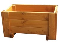 Gaspo Classic virágláda 37 cm x 66 cm x 37 cm mézbarna