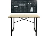 Munkapad szerszámtartó fallal