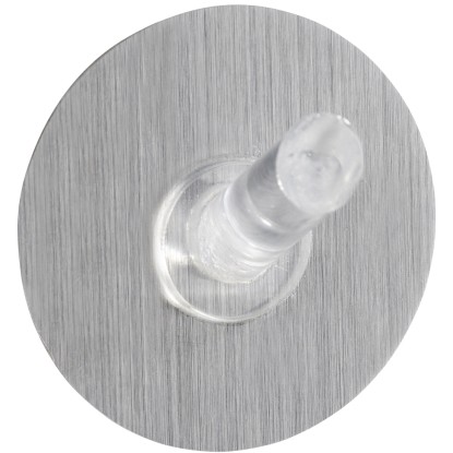 Wenko Static-Loc akasztó rozsdamentes acél hatású