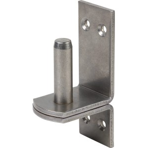 Rozsdamentes acél felcsavarozható pánt D2, 35x100x13mm, ajtók, kapuk és ablakok rögzítéséhez.
