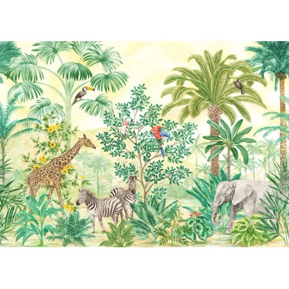 Komar nemszőtt fotótapéta Jungle Adventure 350 cm x 250 cm