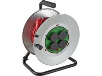 Kábeldob 4 aljzat 25 m H05RR-F3G1.5 kültéri Kábeldob 4 aljzat 25 m H05RR-F3G1.5 kültéri