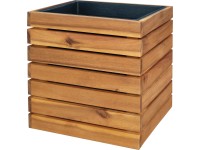 Natúr akác virágláda olajozott 32 cm x 32 cm x 32 cm