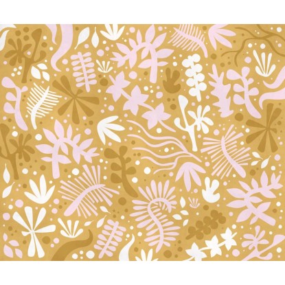 Komar fátyoltapéta Mid Summer 300 cm x 250 cm sárga