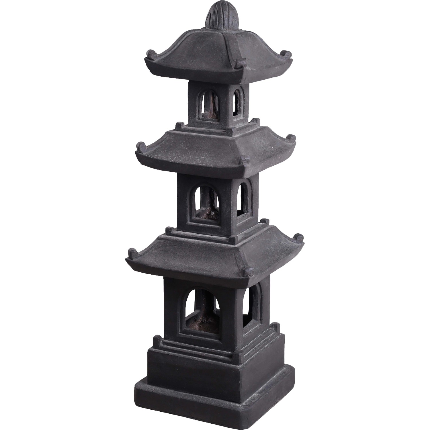 Kerti figura pagoda t bbszintes 87 cm barn sfekete v s rl sa OBI