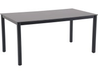 Harris kerti asztal alumínium szinterezett kő antracit-szürke 74 x 90 x 160 cm