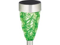 OBI Donati LED-es földbe szúrható napelemes lámpa zöld OBI Donati LED-es földbe szúrható napelemes lámpa zöld