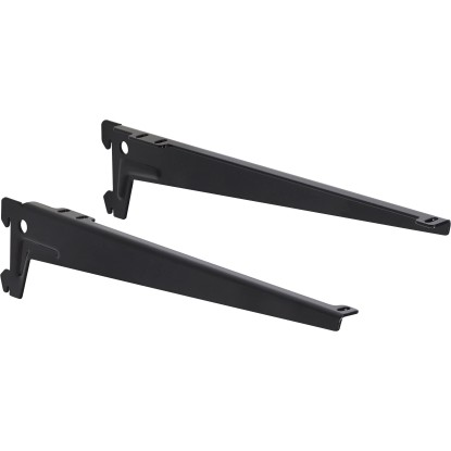 Egylyuksoros L rögzítő 33 cm fekete 2 darab