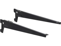 Egylyuksoros L rögzítő 33 cm fekete 2 darab Egylyuksoros L rögzítő 33 cm fekete 2 darab