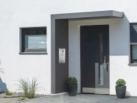 Gutta BS PLUS előtető bal oldal postaláda nemesacél csengő kaputelefon 200 cm Gutta BS PLUS előtető bal oldal postaláda nemesacél csengő kaputelefon 200 cm