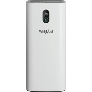 Fehér Whirlpool t.b.t. légtisztító digitális kijelzővel.