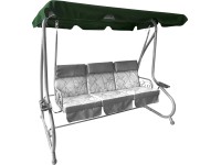 Tartalék tető a 3 személyes Talca hintaágyhoz 145 x 227 cm sötétzöld Tartalék tető a 3 személyes Talca hintaágyhoz 145 x 227 cm sötétzöld