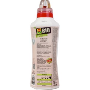 Compo Bio paradicsom műtrágya 1 l-es flakon az egészséges paradicsomokért.