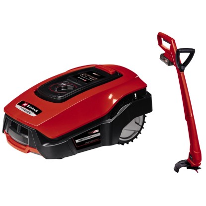 Einhell Freelexo 500 Robotfűnyíró + GC-CT 18/24 Li P akkus fűszegélyvágó szett