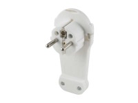 Home földelt csatlakozódugó falhoz simuló fehér Home földelt csatlakozódugó falhoz simuló fehér