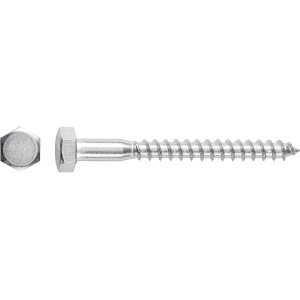 LUX hatlapfejű facsavar, Ø 8 x 50 mm, külső hatlapú meghajtás.