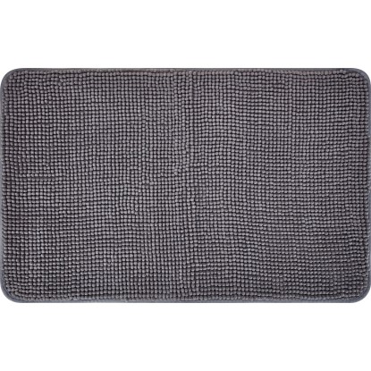 baliv fürdőszobaszőnyeg 50 cm x 80 cm poliészter sötétszürke