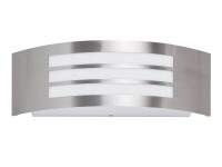 Rábalux Roma kültéri fali lámpa IP44 10 cm x 31,8 cm inox