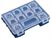 LUX rendszerező doboz 7 rekesszel kék LUX rendszerező doboz 7 rekesszel kék