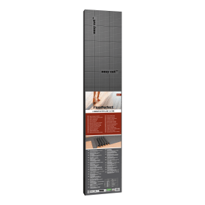 A Floor Perfect 2 mm-es hangszigetelő alátét csomagolása laminált és parketta padlókhoz.