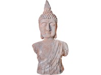 Buddha figura polystone anyagból 36 cm x 22 cm x 73 cm antik