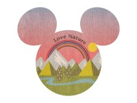 Komar vlies fotótapéta öntapadós Mickey Head Summer Hike 127 cm x 127 cm