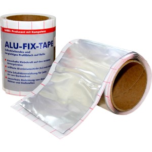 Alu-Fix-Tape javítószalag, 1 m-es tekercs. Öntapadó, tetőfedési javításokhoz és tömítésekhez.