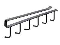 Hettich fogassor 6x fém fekete 265 mm x 72 mm x 15 mm 1 db Hettich fogassor 6x fém fekete 265 mm x 72 mm x 15 mm 1 db