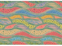 Komar fátyoltapéta Wave Symphony 350 cm x 250 cm színes