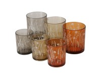 Boltze Jelena mécsestartó 2 darabos készlet 3 féle változatban több színben