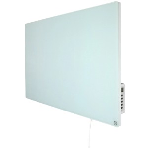 E2 Elektromos IR fűtőpanel Infrae² Smart & Easy Crystal M 500 W tejüveg előlappal.