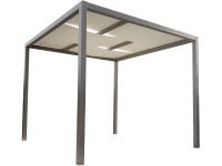 Ximax Verona alumínium pergola 300 cm x 300 cm galambszürke Ximax Verona alumínium pergola 300 cm x 300 cm galambszürke